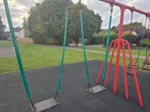 new covering on swings