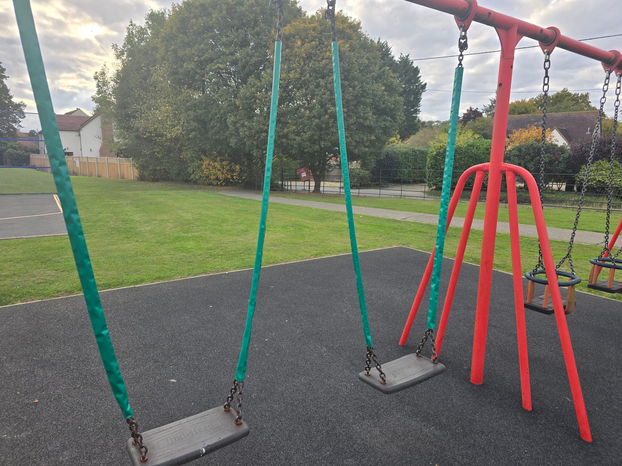 new covering on swings